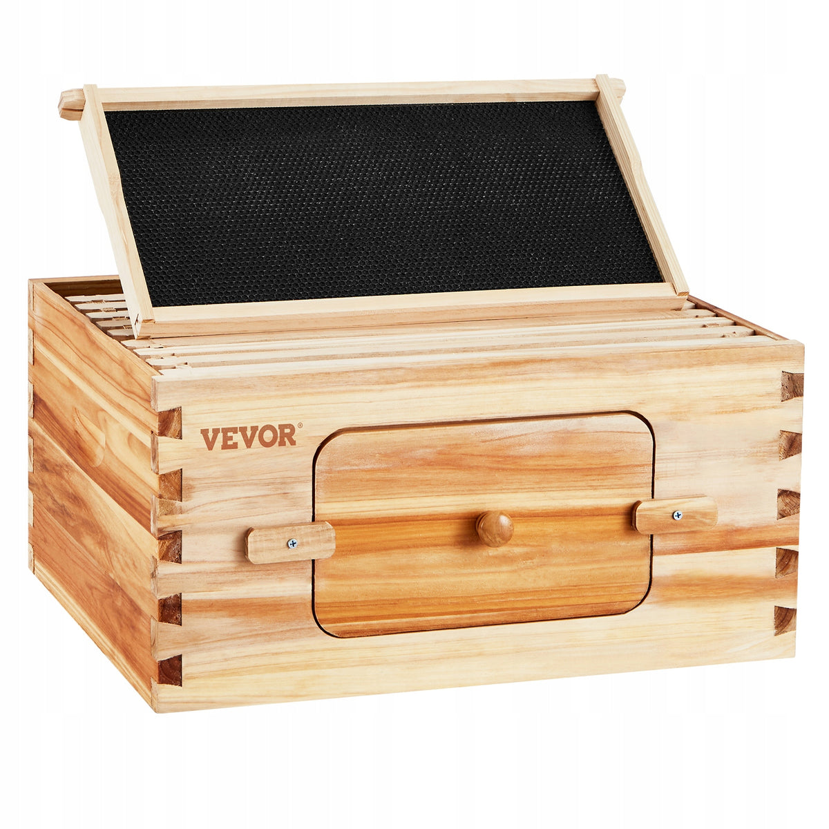 VEVOR BEEHIVE STARTER KIT WITH DEEP BOX 100 NATURAL FIR WOOD