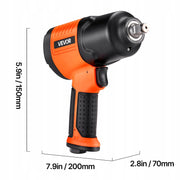 VEVOR PNEUMATIC IMPACT WRENCH 1/2" DRIVE 12.7MM TORQUE 1490NM 4-SPEED