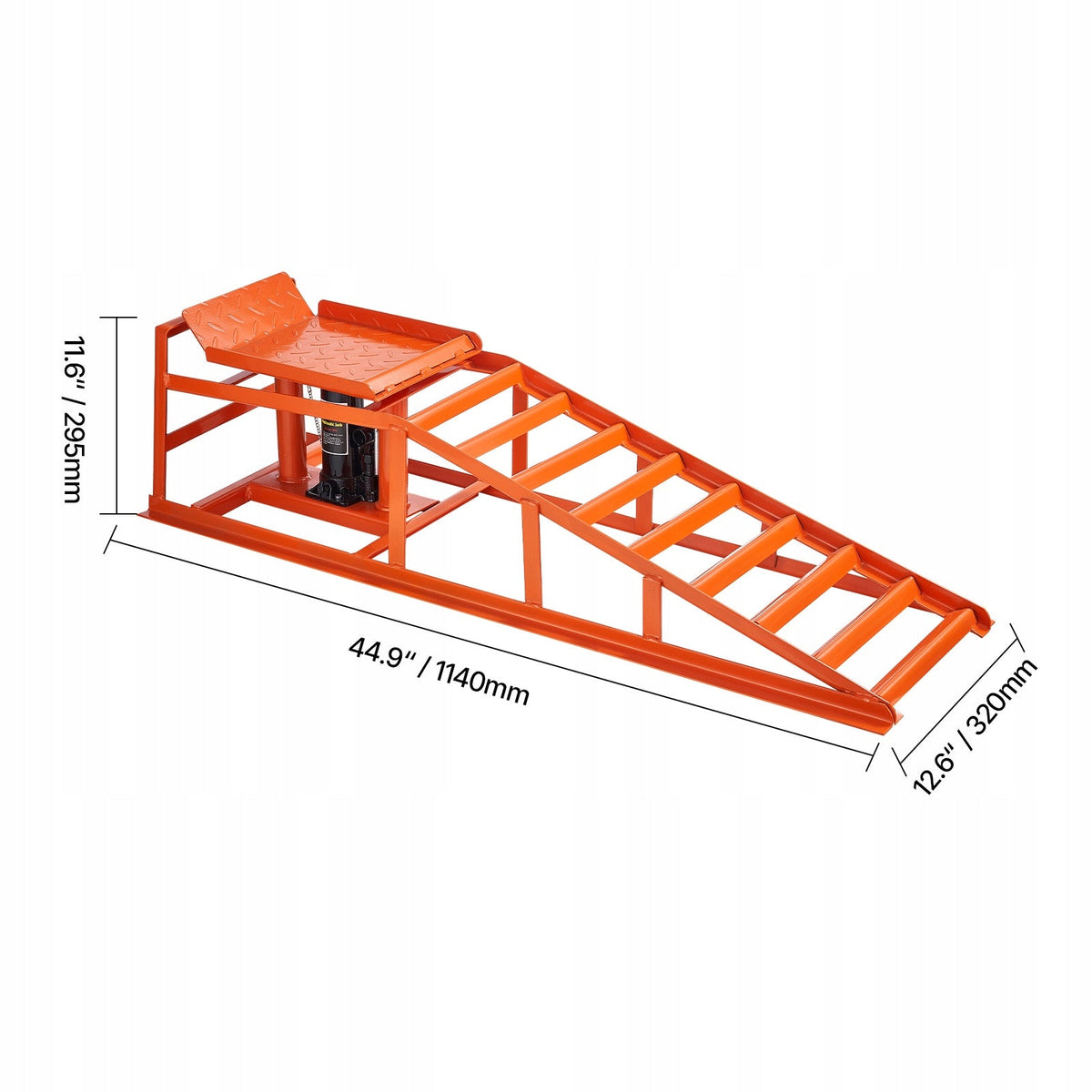 VEVOR HYDRAULIC CAR RAMPS 2 PCS 270-360 MM STRONG AND DURABLE