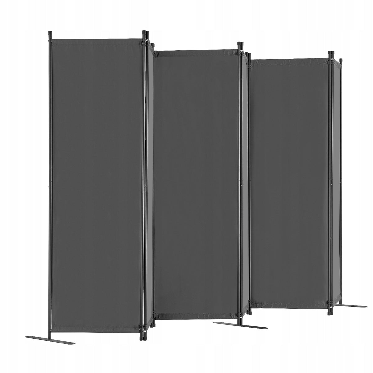 VEVOR 6-PANEL FOLDING ROOM DIVIDER SCREEN GREY