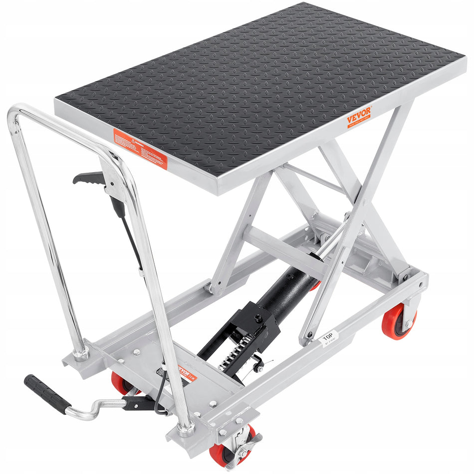 VEVOR 230 KG HYDRAULIC SCISSOR LIFT STRONG LIFTING TROLLEY