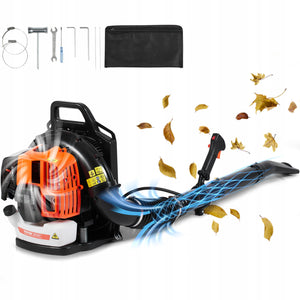 VEVOR 63CC 2-Stroke Gasoline Backpack Leaf Blower Powerful
