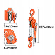 VEVOR Lever Hoist 6 Ton Manual Chain Hoist G80 Strong Solid