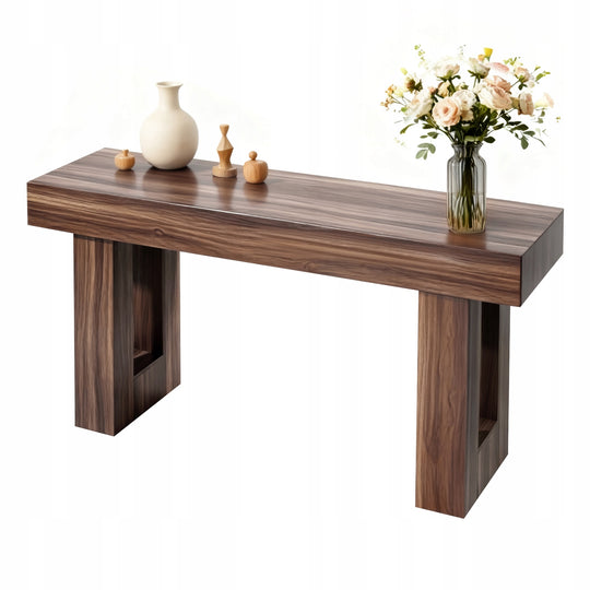 VEVOR RUSTIC COFFEE CONSOLE TABLE 160X35X85 CM SOLID BROWN