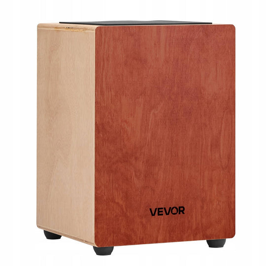 VEVOR CAJON BOX DRUM WITH ADJUSTABLE GUITAR STRINGS LIGHTWEIGHT