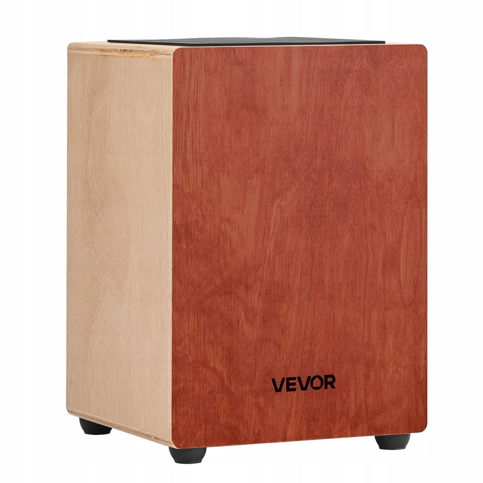 VEVOR CAJON BOX DRUM WITH ADJUSTABLE GUITAR STRINGS LIGHTWEIGHT