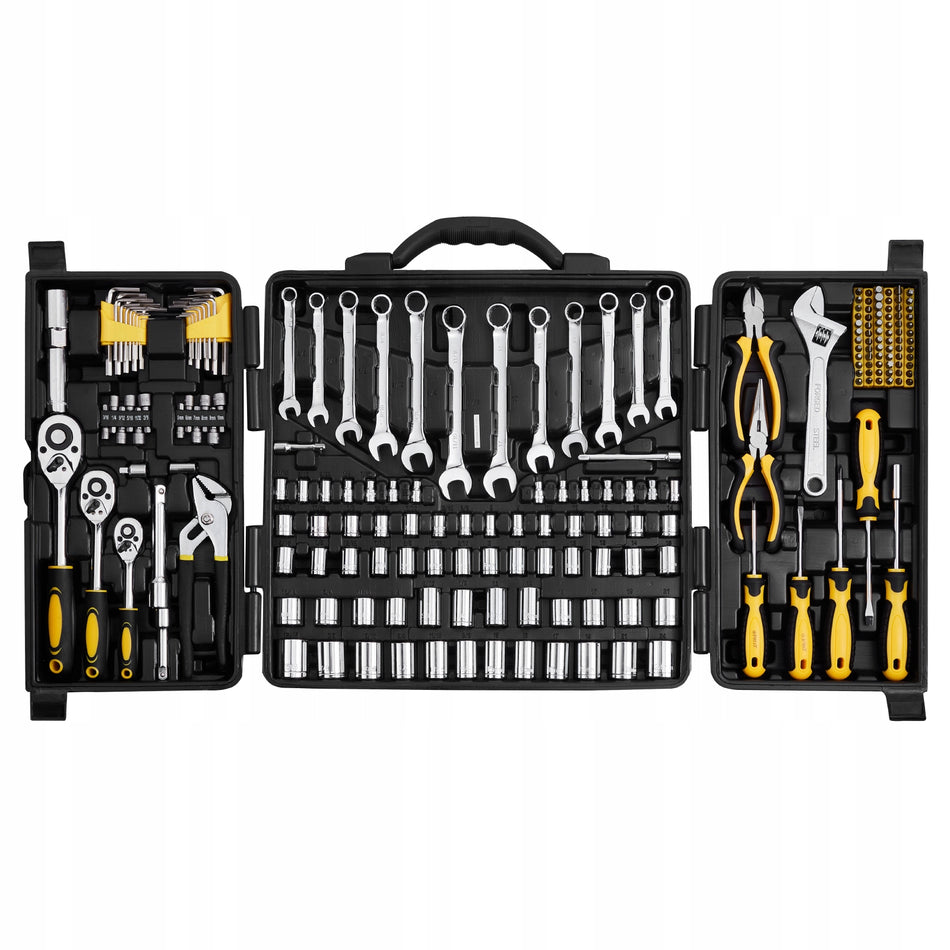 VEVOR 207-PIECE PREMIUM MECHANICAL TOOL SET 1/4" SOCKETS