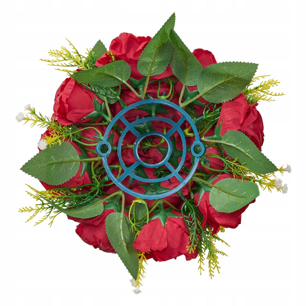VEVOR PREMIUM ARTIFICIAL FLOWER BALLS 10 PCS 240X240X120 MM RED DECORATIONS