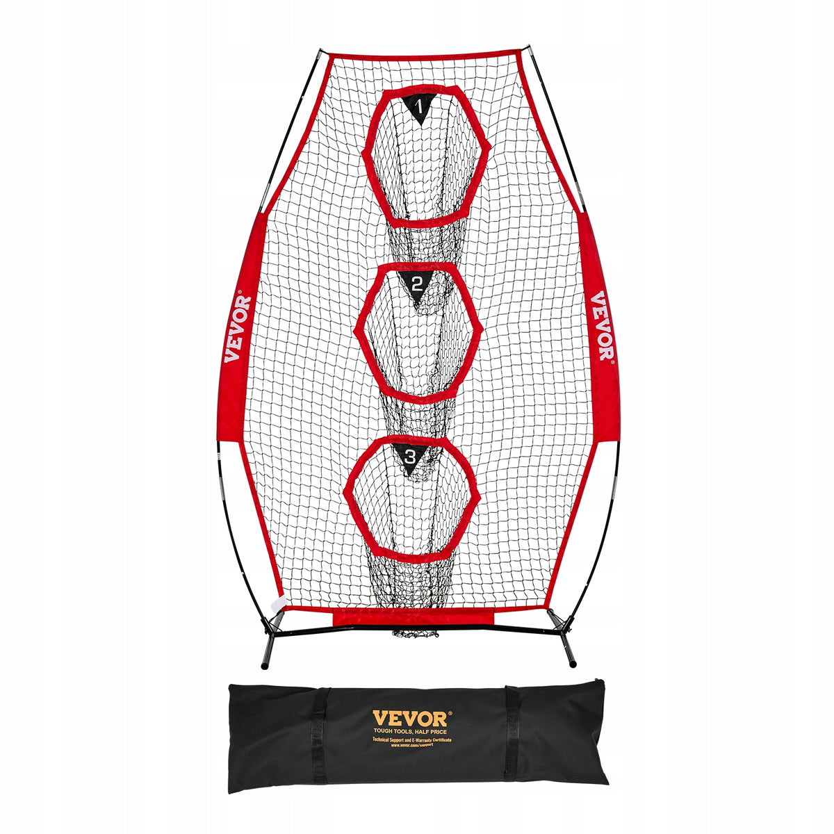VEVOR FOOTBALL KICKING NET 168X77X245CM PROFESSIONAL