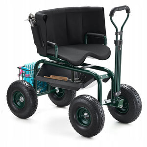 VEVOR HEAVY DUTY MOBILE GARDEN SEAT 810X480X690 770 MM WITH ROTATING
