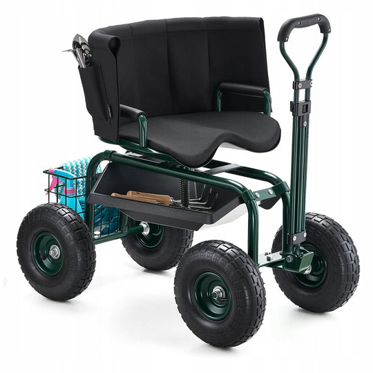 VEVOR HEAVY DUTY MOBILE GARDEN SEAT 810X480X690 770 MM WITH ROTATING