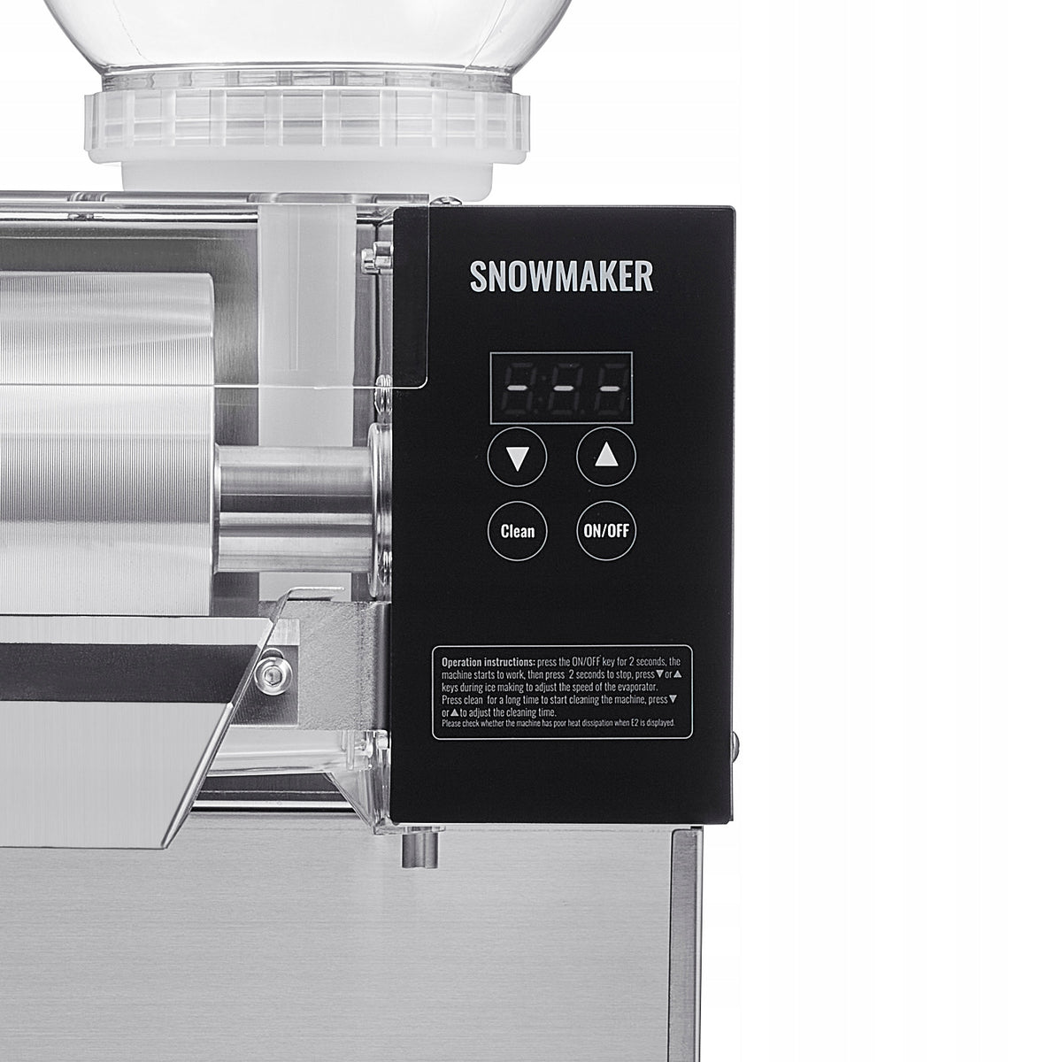 VEVOR COMMERCIAL ICE FLAKE MACHINE 80 KG 360W STEEL