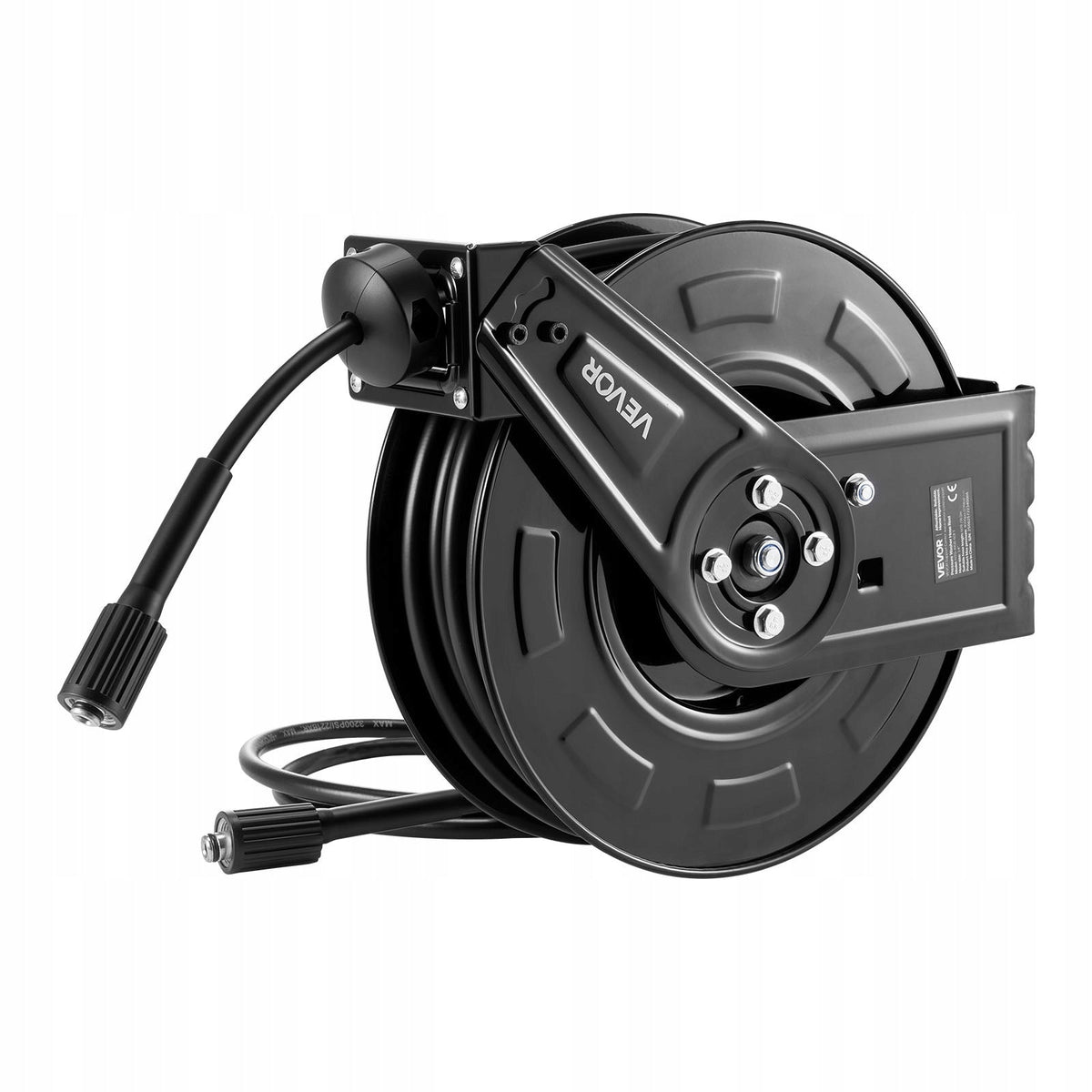 HOSE REEL FOR PRESSURE WASHER VEVOR 18.3M X 6.35MM STRONG STEEL