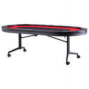 VEVOR PROFESSIONAL FOLDING POKER TABLE 2290X1220X800 MM FOR 10 PLAYERS