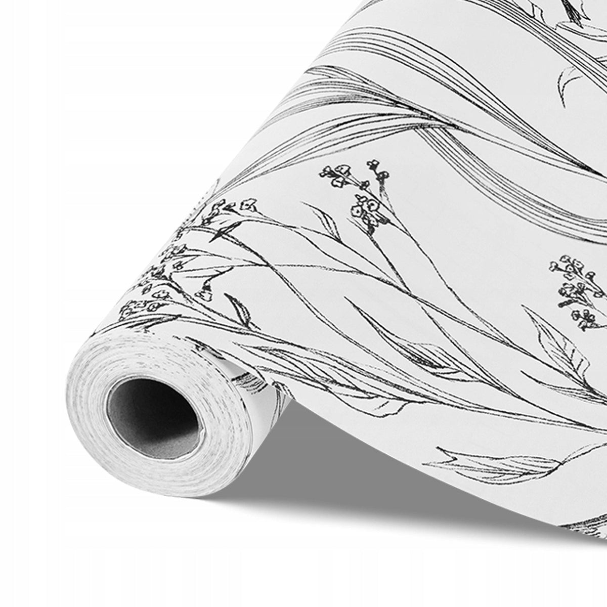 VEVOR SELF-ADHESIVE WALLPAPER 45CM X 10M WHITE WATERPROOF VINYL FILM