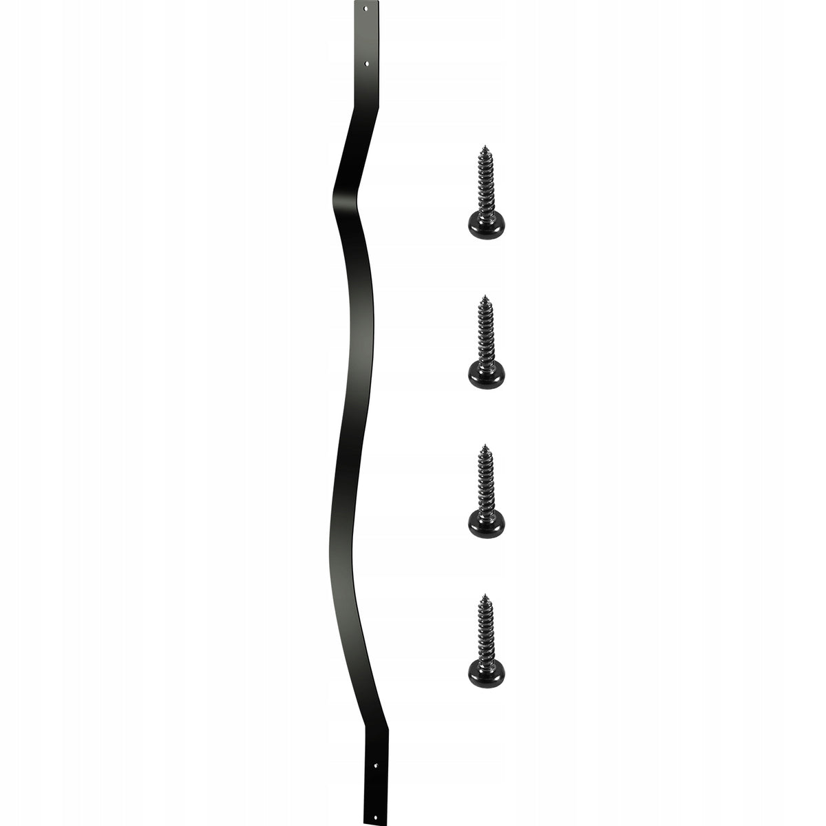 VEVOR TERRACE BALUSTERS 51 PIECES METAL BALUSTERS BLACK STRONG 82CM