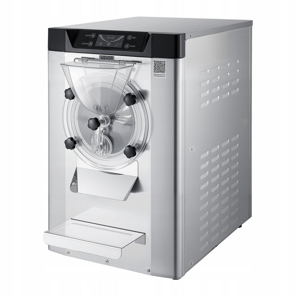 VEVOR PROFESSIONAL ICE CREAM MACHINE 2000W 12-20L/H TABLETOP STAINLESS STEEL
