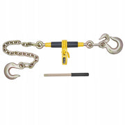 VEVOR PROFESSIONAL RATCHET LOAD BINDER WITH G80 CHAINS 10 MM X 62 CM