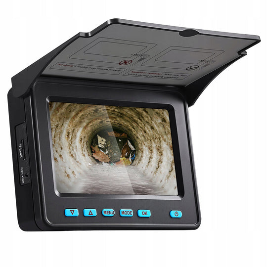 VEVOR Professional 50M Self-Leveling Sewer Camera with 4.3 QUOT