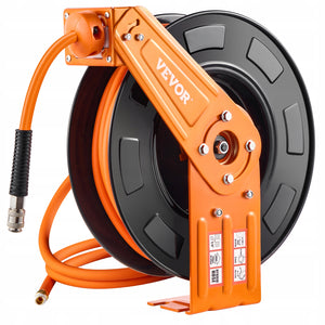 VEVOR Air Hose Reel 9.52mm x 19.81m Hybrid Hose Automatic