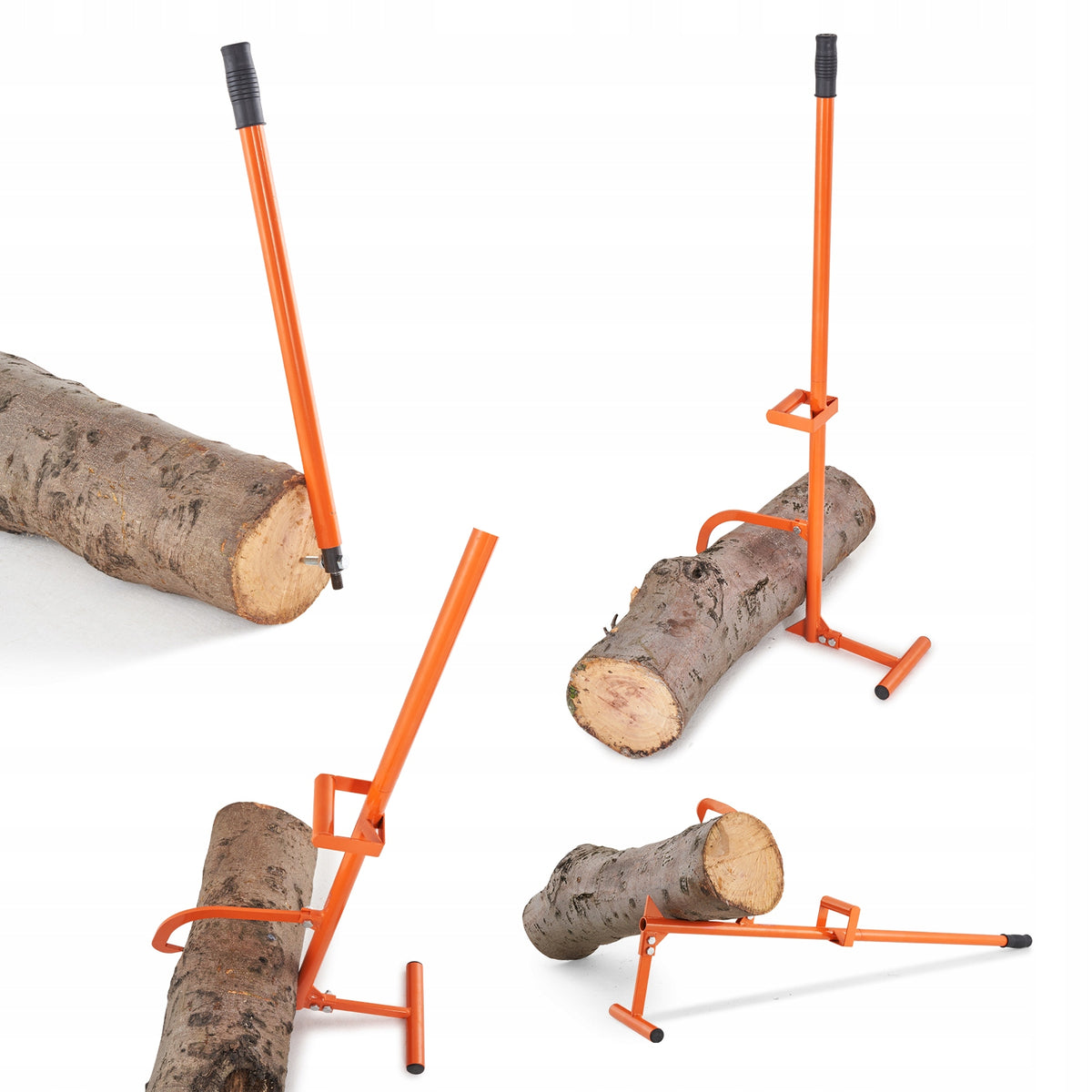 VEVOR 1219 MM 4-IN-1 LOG HAULER LIFT STRONG STEEL LOG JACK