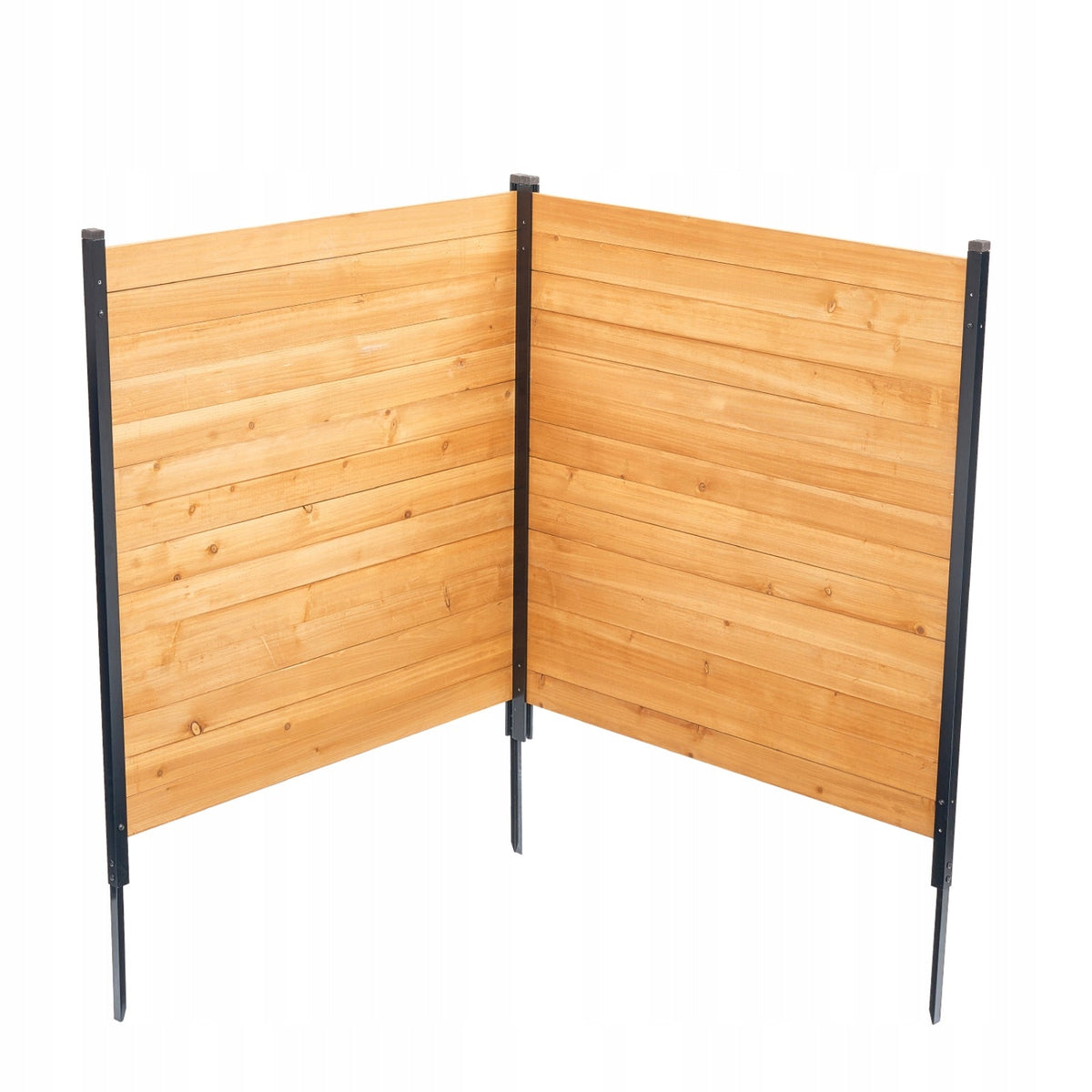 VEVOR WOODEN PRIVACY SCREEN 1100X982 MM 2 PANELS STURDY EASY