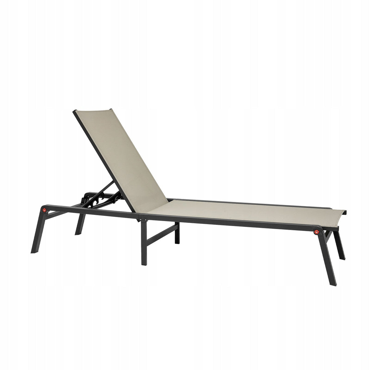 VEVOR FOLDING ALUMINUM GARDEN LOUNGER CHAIR 181 KG CAPACITY PREMIUM