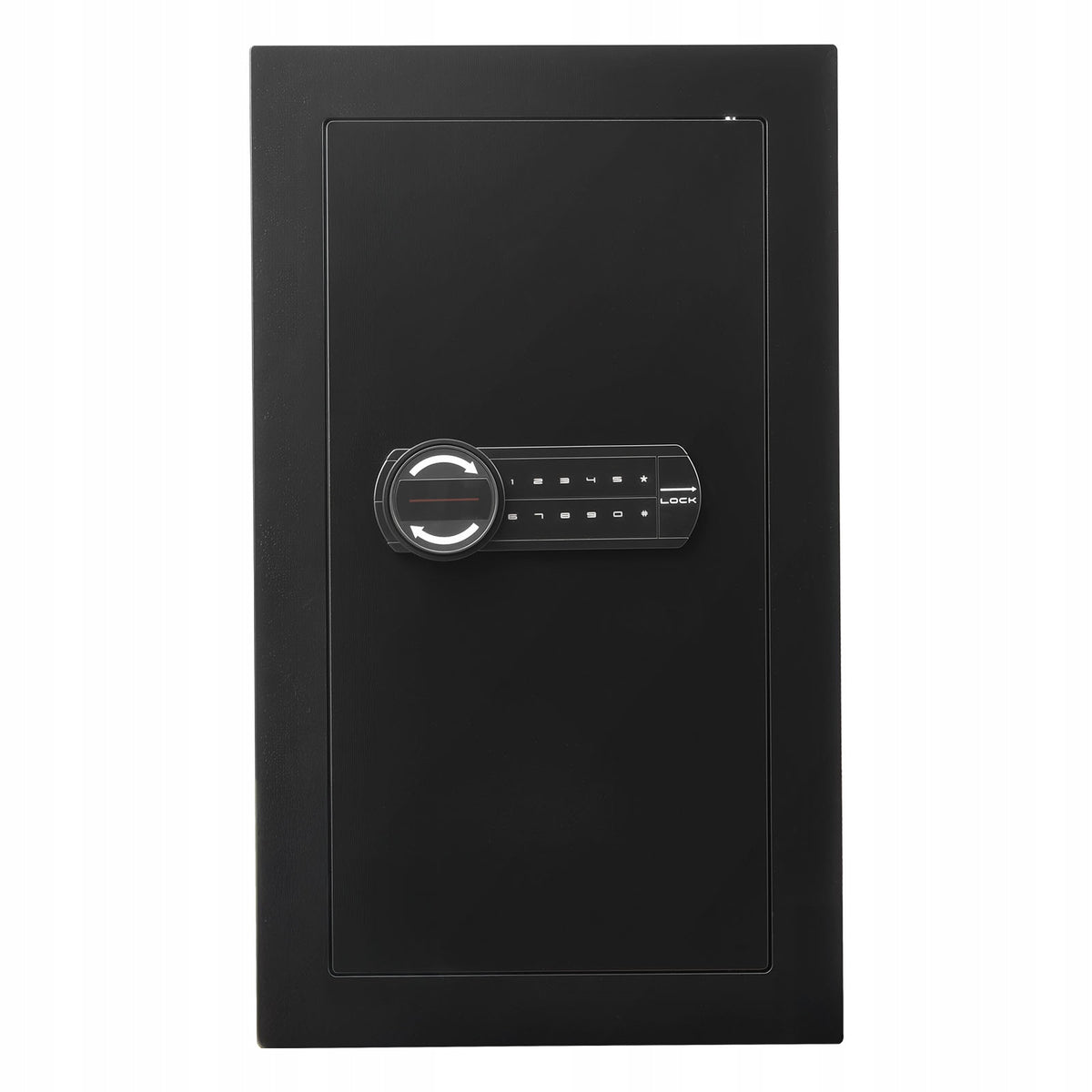 VEVOR WALL SAFE WITH PASSWORD AND KEY STRONG STEEL HOUSING 3 SHELVES LED