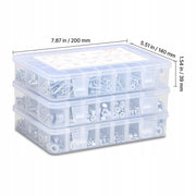 VEVOR 2250PCS SCREW AND NUT SET STRONG ALLOY STEEL METRIC