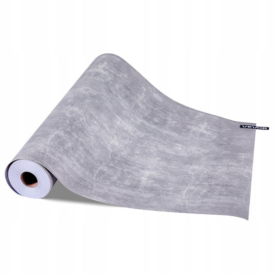 SELF-ADHESIVE WALLPAPER VEVOR 45CM X 15M PVC DARK GREY INDUSTRIAL STRONG