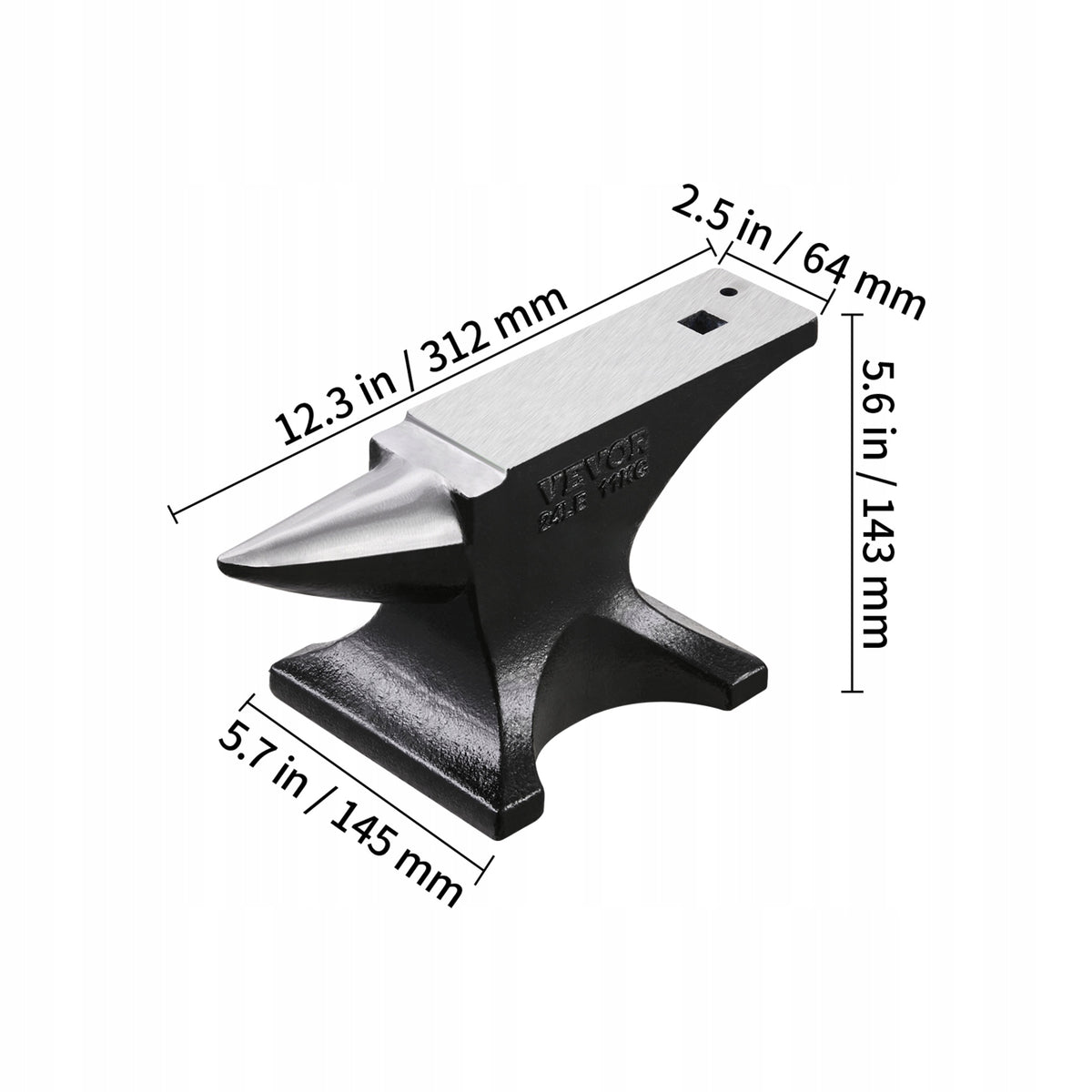 VEVOR 11.5 KG UNICORN ANVIL SOLID CAST STEEL STRONG