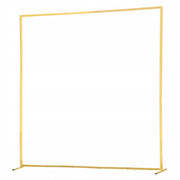 VEVOR 2x2M ARCH BACKDROP STAND GOLD METAL SQUARE STURDY ARCH