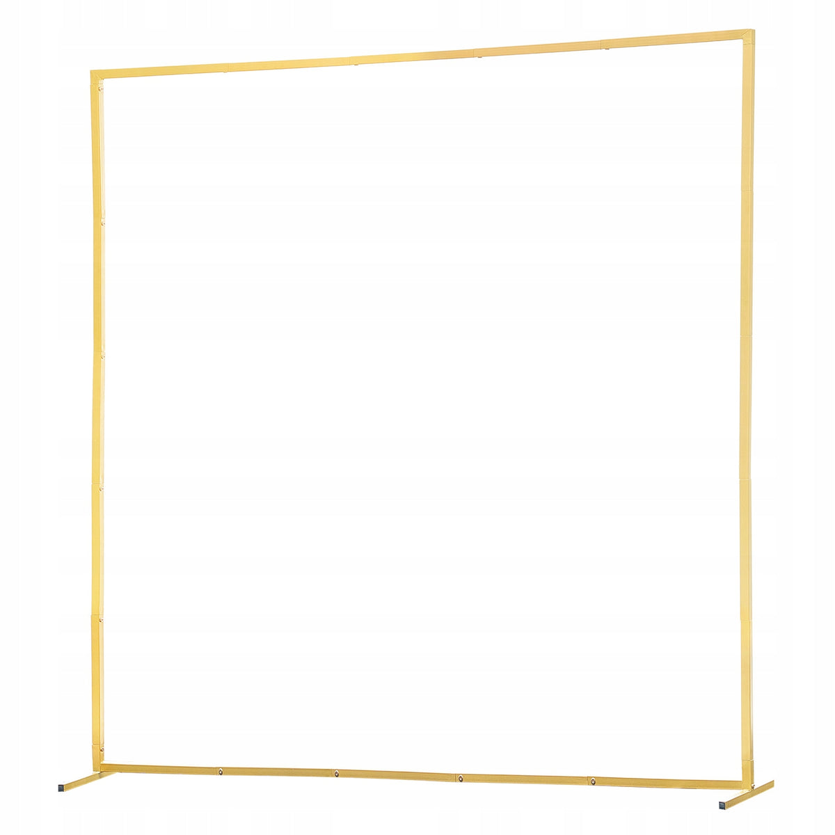 VEVOR 2x2M ARCH BACKDROP STAND GOLD METAL SQUARE STURDY ARCH