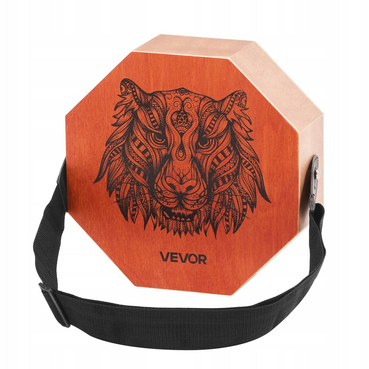 VEVOR CAJON DRUM WITH ADJUSTABLE GUITAR STRINGS BIRCH WOOD