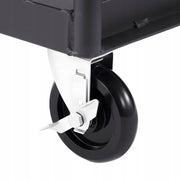 VEVOR 816 KG TRANSPORT TROLLEY 360 SWIVEL CASTORS STURDY SLAB TROLLEY