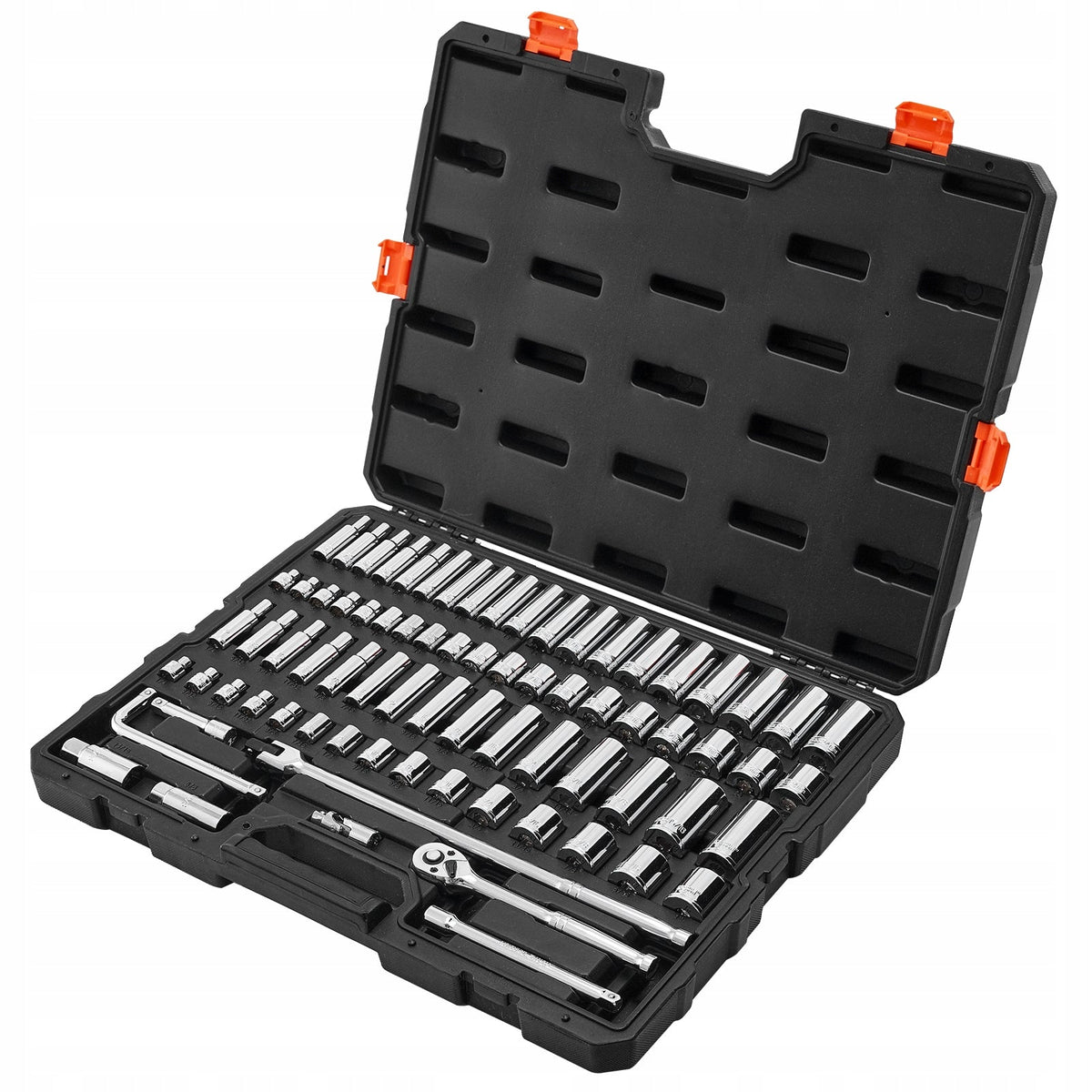 VEVOR 76-Piece Socket Wrench Set 9.5mm Premium Ratchet