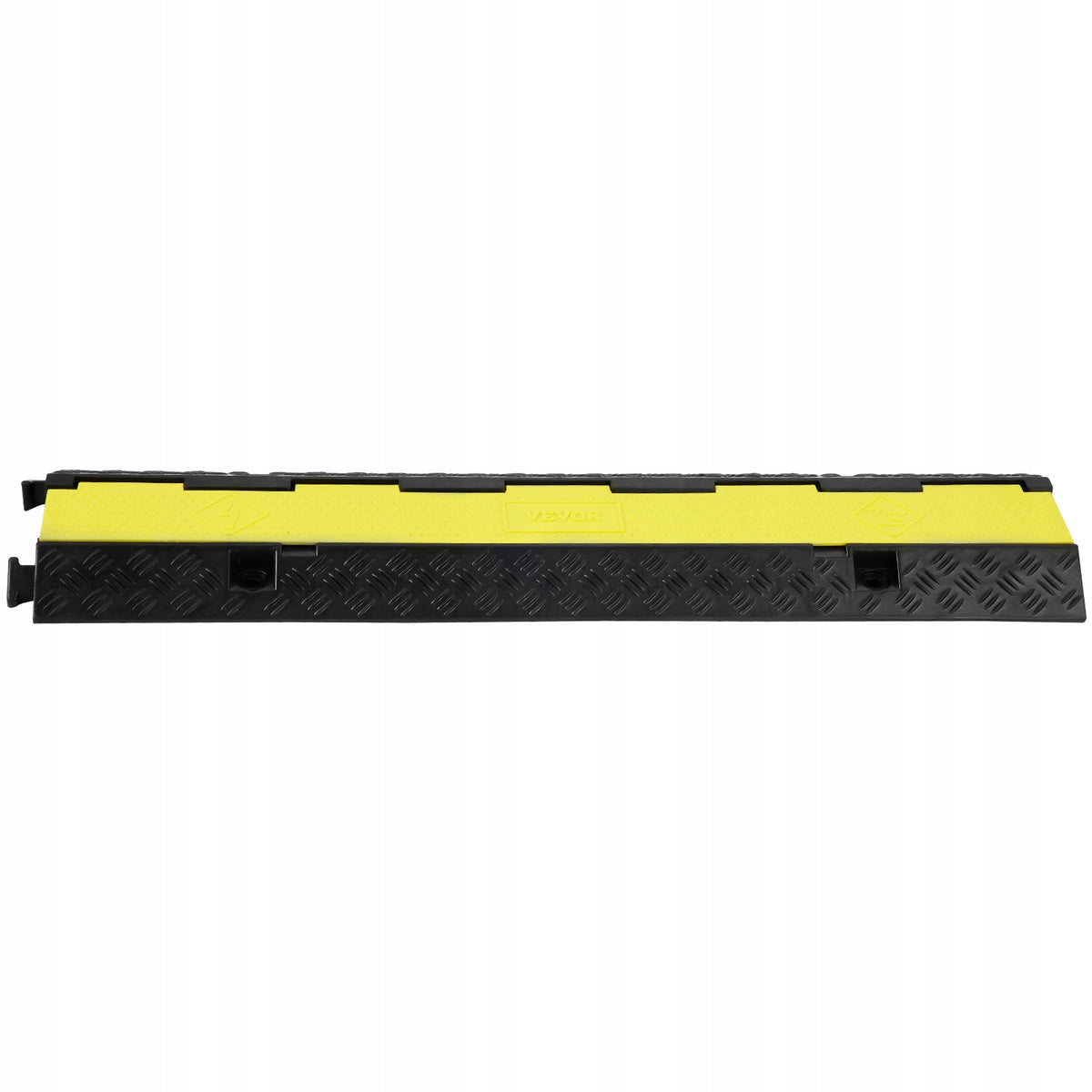 VEVOR 5 PCS CABLE PROTECTOR RAMP 2-CHANNEL 12000LBS HEAVY-DUTY RUBBER PVC