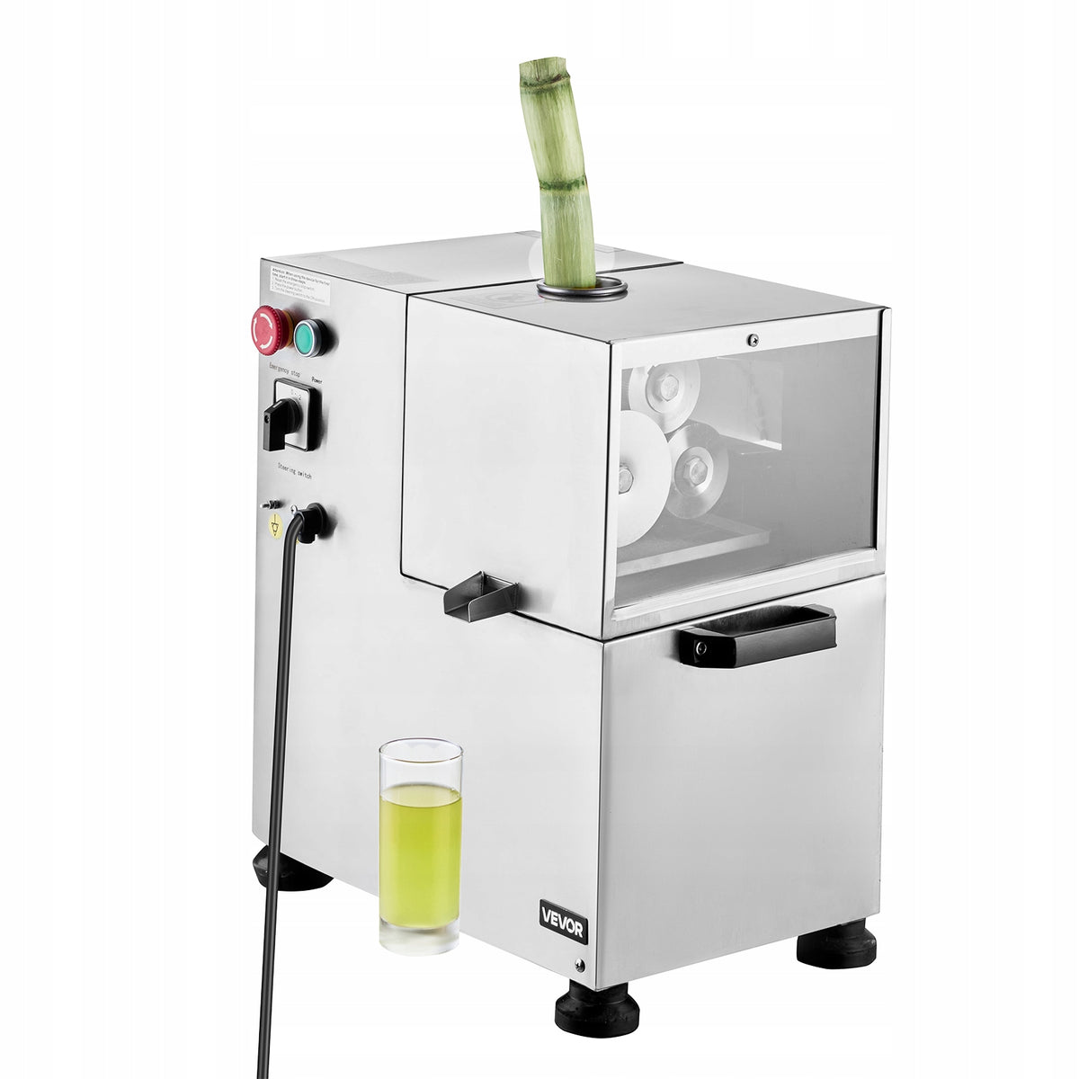 VEVOR COMMERCIAL SUGARCANE JUICER 800W STEEL