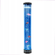 VEVOR 80CM BUBBLE LAMP WITH 6 FLOATING FISH 16 COLORS REMOTE