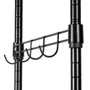 VEVOR CLOTHES RACK 4 RODS 6 SHELVES 363 KG CAPACITY STRONG STEEL