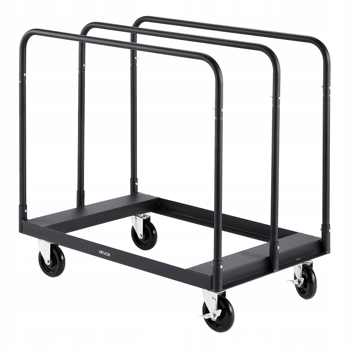 VEVOR 816 KG TRANSPORT TROLLEY 360 SWIVEL CASTORS STURDY SLAB TROLLEY
