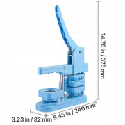 VEVOR 50X50 MM SQUARE STRONG ID CARD PUNCH