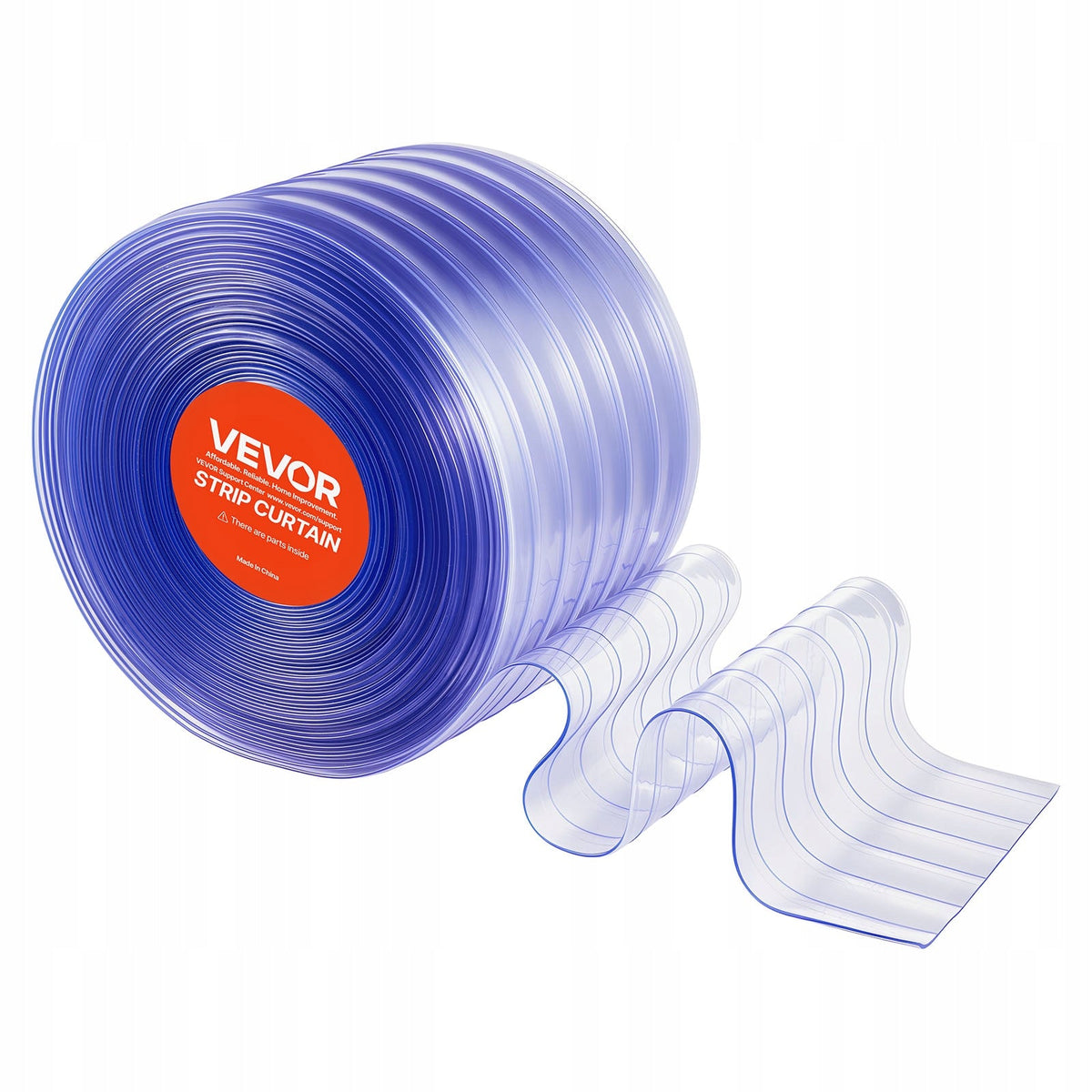 VEVOR PROFESSIONAL PVC STRIP CURTAIN 45 72M X 30CM CLEAR STRONG