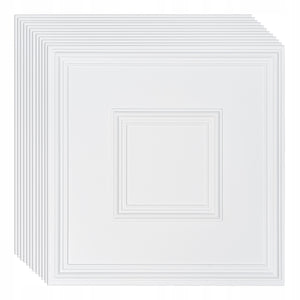 VEVOR CEILING TILES 12 PCS 24X24 INCH PREMIUM PVC DROP CEILING EASY INSTALLATION