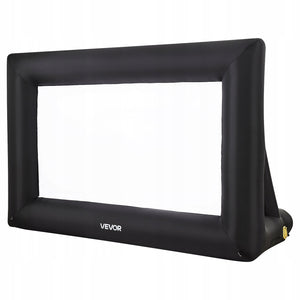 VEVOR INFLATABLE PROJECTOR SCREEN 14FT PREMIUM 600D LIGHTWEIGHT STABLE