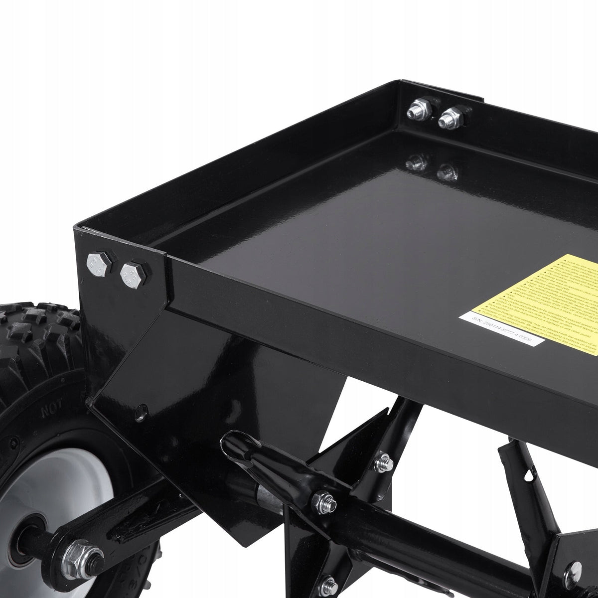 VEVOR tow-behind lawn aerator, 1275 x 980 x 885 mm