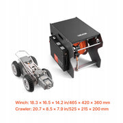 VEVOR 120 m pipe inspection robot, two cameras